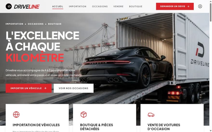 Le site Driveline